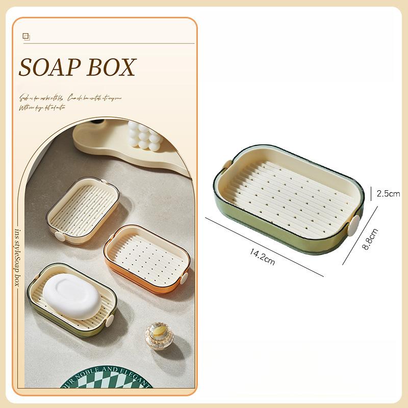Double Soap Box Can Drain Household Dormitory Soap Box High Appearance Level Transparent Plastic Does Not Accumulate Water Double drain
Double Soap Box Can Drain Household Dormitory Soap Box High Appearance Level Transparent Plastic Does Not Accumulate Water Double drain