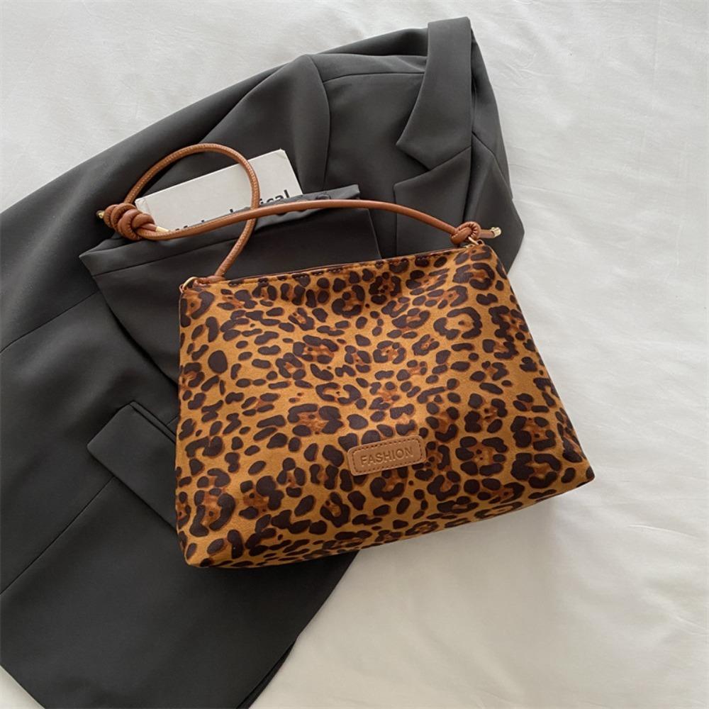 Сумка на плече з ПУ з леопардовим принтом, сумка-тоут, модна особиста сумочка, жіноча коричневий
Сумка на плече з ПУ з леопардовим принтом, сумка-тоут, модна особиста сумочка, жіноча коричневий