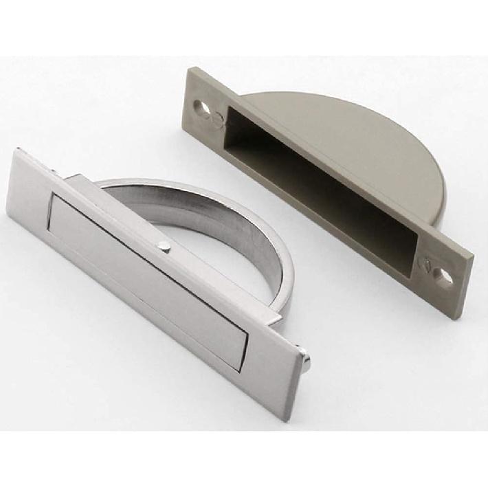 1 Pack Concealed Drawer Door Finger Insert Recessed Flush Pull Handle with Resin Back Cap, Silver
1 Pack Concealed Drawer Door Finger Insert Recessed Flush Pull Handle with Resin Back Cap, Silver