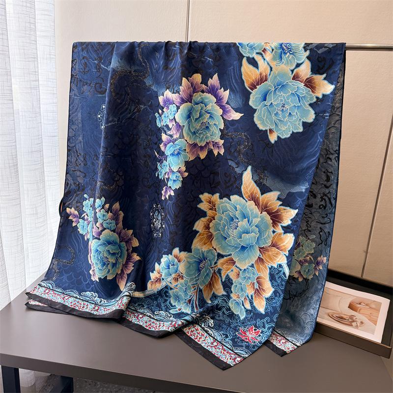 Peony Fenghua Printed Fragrant Cloud Yarn Spring And Summer Silk Scarf Large Long Scarf Travel Shawl Sunscreen Women S Scarf Headscarf 180*87CM
Peony Fenghua Printed Fragrant Cloud Yarn Spring And Summer Silk Scarf Large Long Scarf Travel Shawl Sunscreen Women S Scarf Headscarf 180*87CM