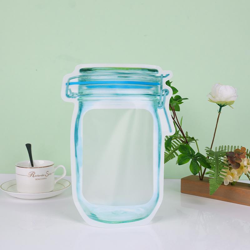 10pcs Translucent Food Preservation Sealed Bags Mason Bottle Self Sealing Self-reliance Pouch Candy Snacks Cookies Cute Printed Packaging Bags 17.2*24.5+7cm 10pcs
10pcs Translucent Food Preservation Sealed Bags Mason Bottle Self Sealing Self-reliance Pouch Candy Snacks Cookies Cute Printed Packaging Bags 17.2*24.5+7cm 10pcs
