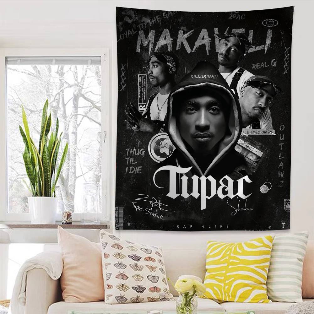Hip Hop Singer TTupac Printed Large Wall Tapestry Hanging Tarot Hippie Wall Rugs Dorm Home Decor 74x94cm(29x37in)
Hip Hop Singer TTupac Printed Large Wall Tapestry Hanging Tarot Hippie Wall Rugs Dorm Home Decor 74x94cm(29x37in)