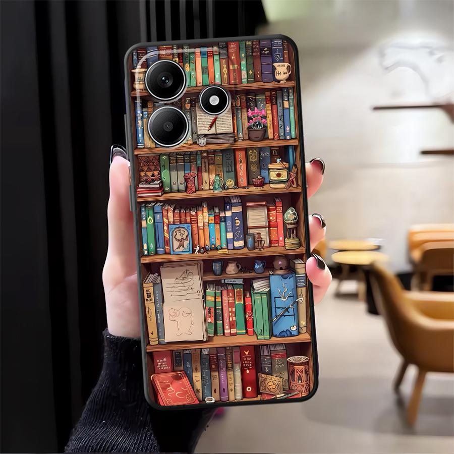 Cartoon Bookshelf Print Phone Cover Case for Xiaomi Redmi Note 14 A1 14C 9 8 7 12 11 12C 13C A3 K80 A4 A5 13 Pro Plus 10 A1 K40 Redmi Note 8 Pro
Cartoon Bookshelf Print Phone Cover Case for Xiaomi Redmi Note 14 A1 14C 9 8 7 12 11 12C 13C A3 K80 A4 A5 13 Pro Plus 10 A1 K40 Redmi Note 8 Pro