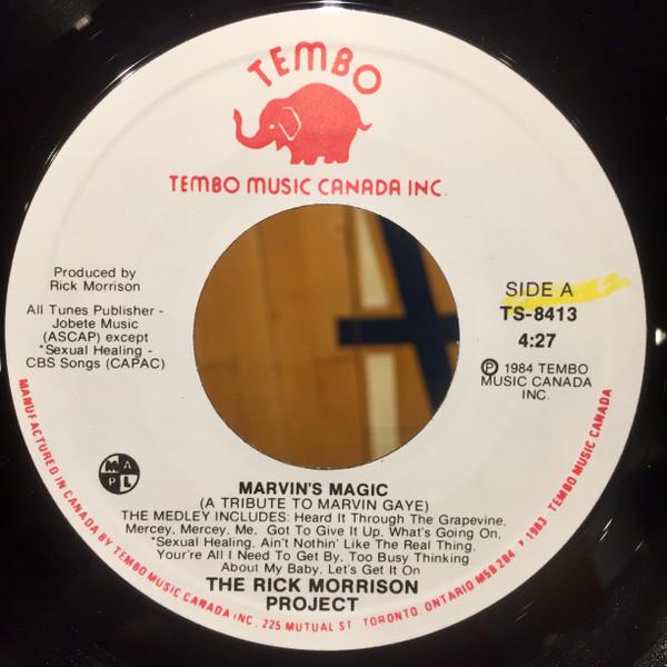 7inch Record RICK MORRISON PROJECT Marvins Magic A Tribute To Marvin TS8413 Tembo 1984 Canada Jazz Used
7inch Record RICK MORRISON PROJECT Marvins Magic A Tribute To Marvin TS8413 Tembo 1984 Canada Jazz Used