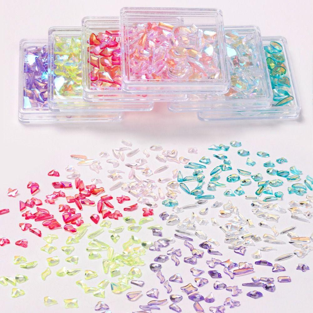 Auroral Coloration Irregular Nail Rhinestone Flat-bottomed Nail Accessories Nail Salon Style C
Auroral Coloration Irregular Nail Rhinestone Flat-bottomed Nail Accessories Nail Salon Style C