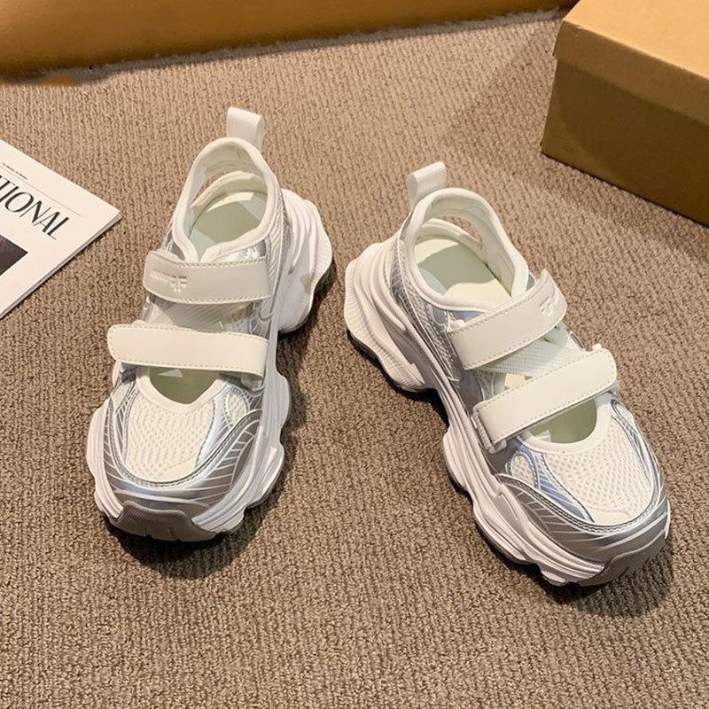 Street shot thick-soled heightening, lightweight and breathable casual sports shoes, spring and summer new bag head sandals, female dad shoes 35
Street shot thick-soled heightening, lightweight and breathable casual sports shoes, spring and summer new bag head sandals, female dad shoes 35