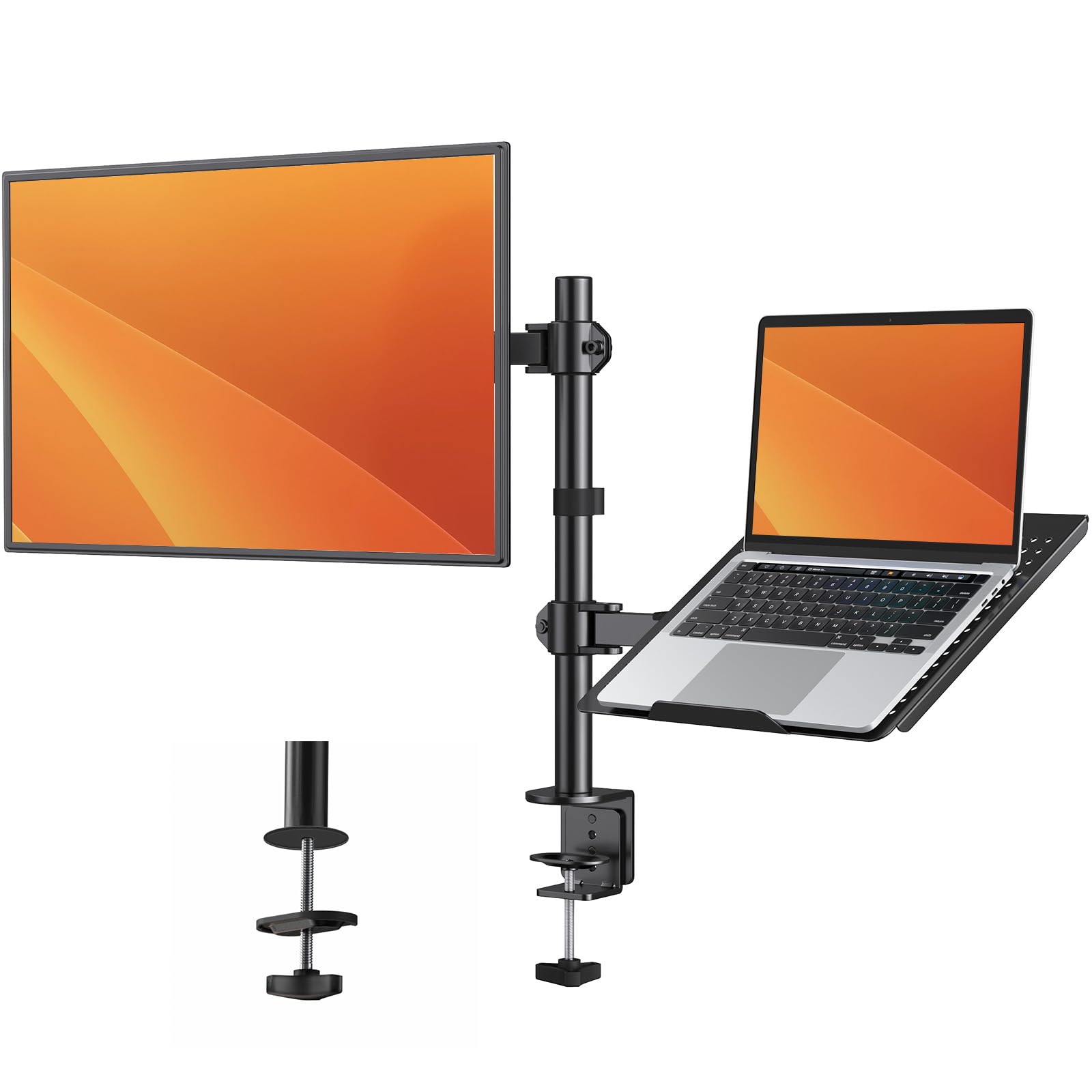 ErGear Monitor Laptop Compatible with Load Up to Display Arm with Laptop Angle Wiring Storage Arm, Arm, 2-in-1 Dual, 13-27 Inches, Capacity 10kg,
ErGear Monitor Laptop Compatible with Load Up to Display Arm with Laptop Angle Wiring Storage Arm, Arm, 2-in-1 Dual, 13-27 Inches, Capacity 10kg,