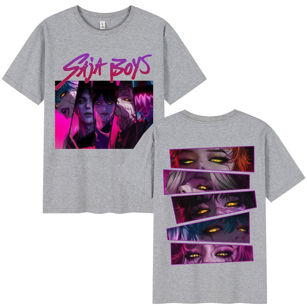 Kpop Фильм Аниме Охотники на демонов Саджа Бой Графическая футболка Мода Винтаж Манга Мужские Женские Футболки Оверсайз Повседневная Хлопковая футболка L
Kpop Фильм Аниме Охотники на демонов Саджа Бой Графическая футболка Мода Винтаж Манга Мужские Женские Футболки Оверсайз Повседневная Хлопковая футболка L