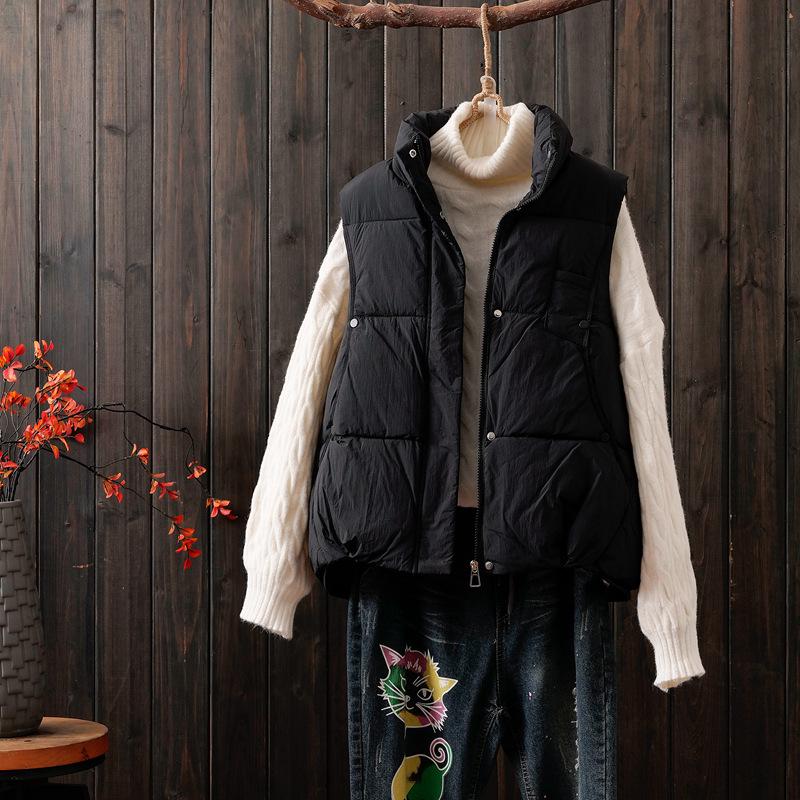 Women s 2026 Lightweight Short Down Cotton Vest - Stylish Stand Collar Casual Fit L чёрный
Women s 2026 Lightweight Short Down Cotton Vest - Stylish Stand Collar Casual Fit L чёрный