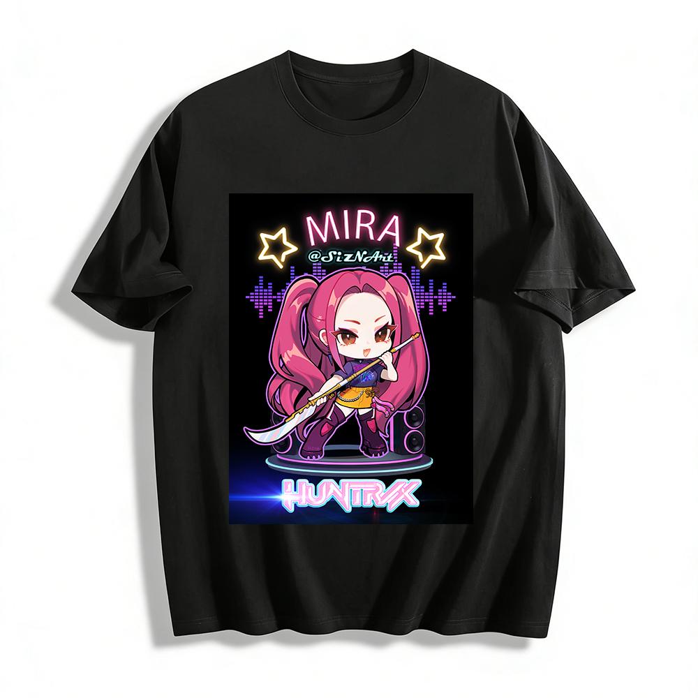 Cyberpunk Style Double Ponytail Hunter MIRA Printed T-shirt Trendy E-sports Loose Casual Top For Men And Women Pure cotton T-shirt 6XL
Cyberpunk Style Double Ponytail Hunter MIRA Printed T-shirt Trendy E-sports Loose Casual Top For Men And Women Pure cotton T-shirt 6XL