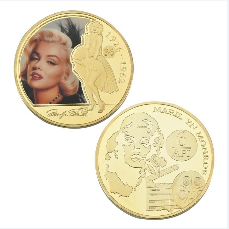 American actress, Marilyn Monroe commemorative coin, metal coin, die cast metal coin, gift collection
American actress, Marilyn Monroe commemorative coin, metal coin, die cast metal coin, gift collection