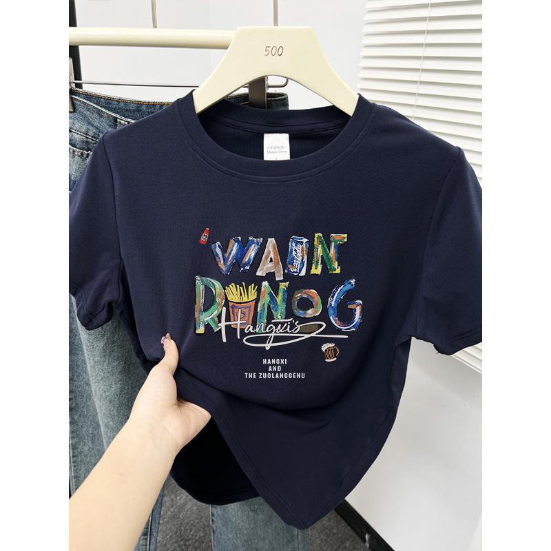 Women s Spring-Summer Crew Neck Short Sleeve Letter Print T-shirt 2XL
Women s Spring-Summer Crew Neck Short Sleeve Letter Print T-shirt 2XL