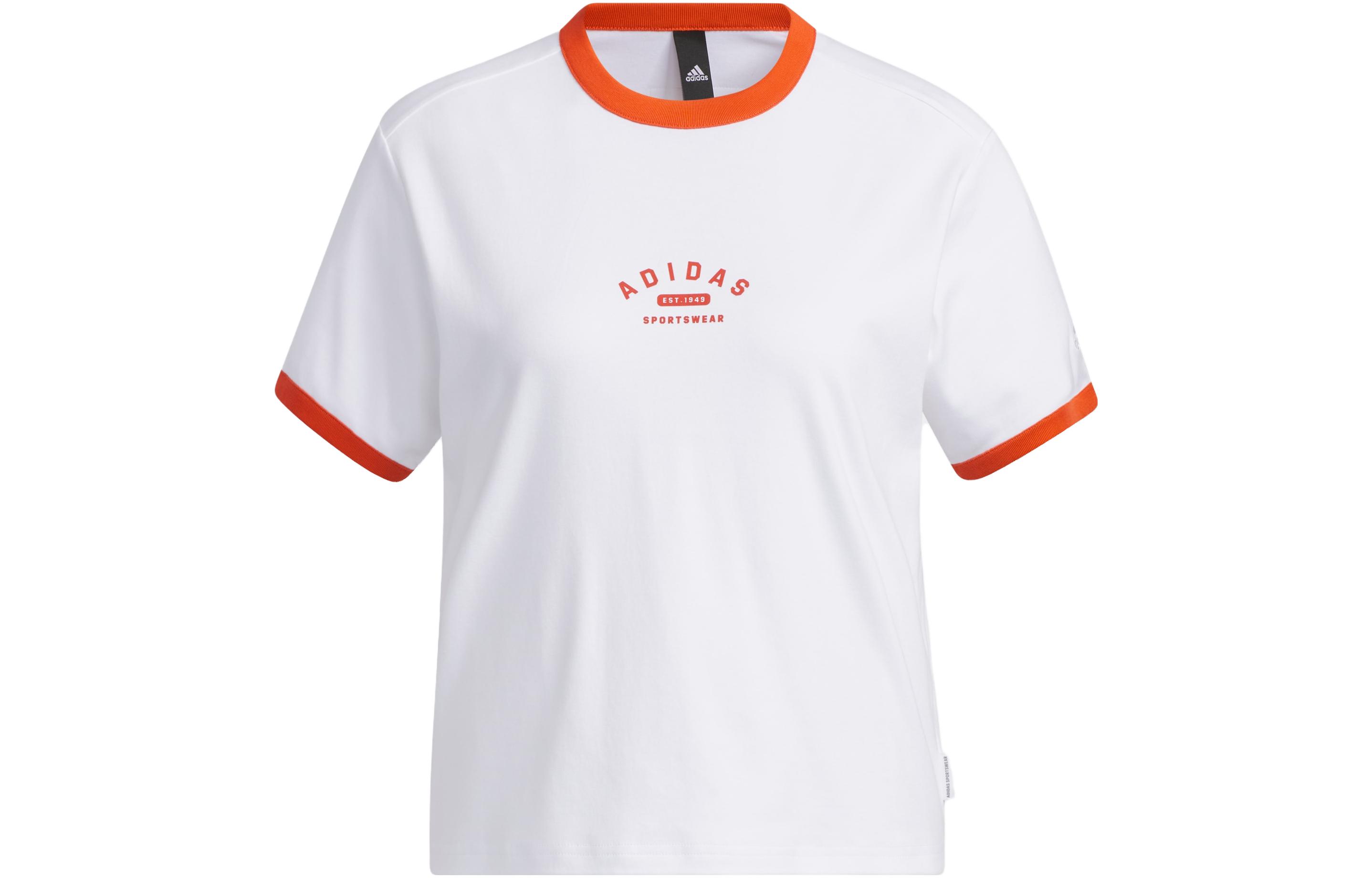 Adidas T Shirts Women s White Old Red Crew Neck Moderate Straight Fit IP3938 L
Adidas T Shirts Women s White Old Red Crew Neck Moderate Straight Fit IP3938 L
