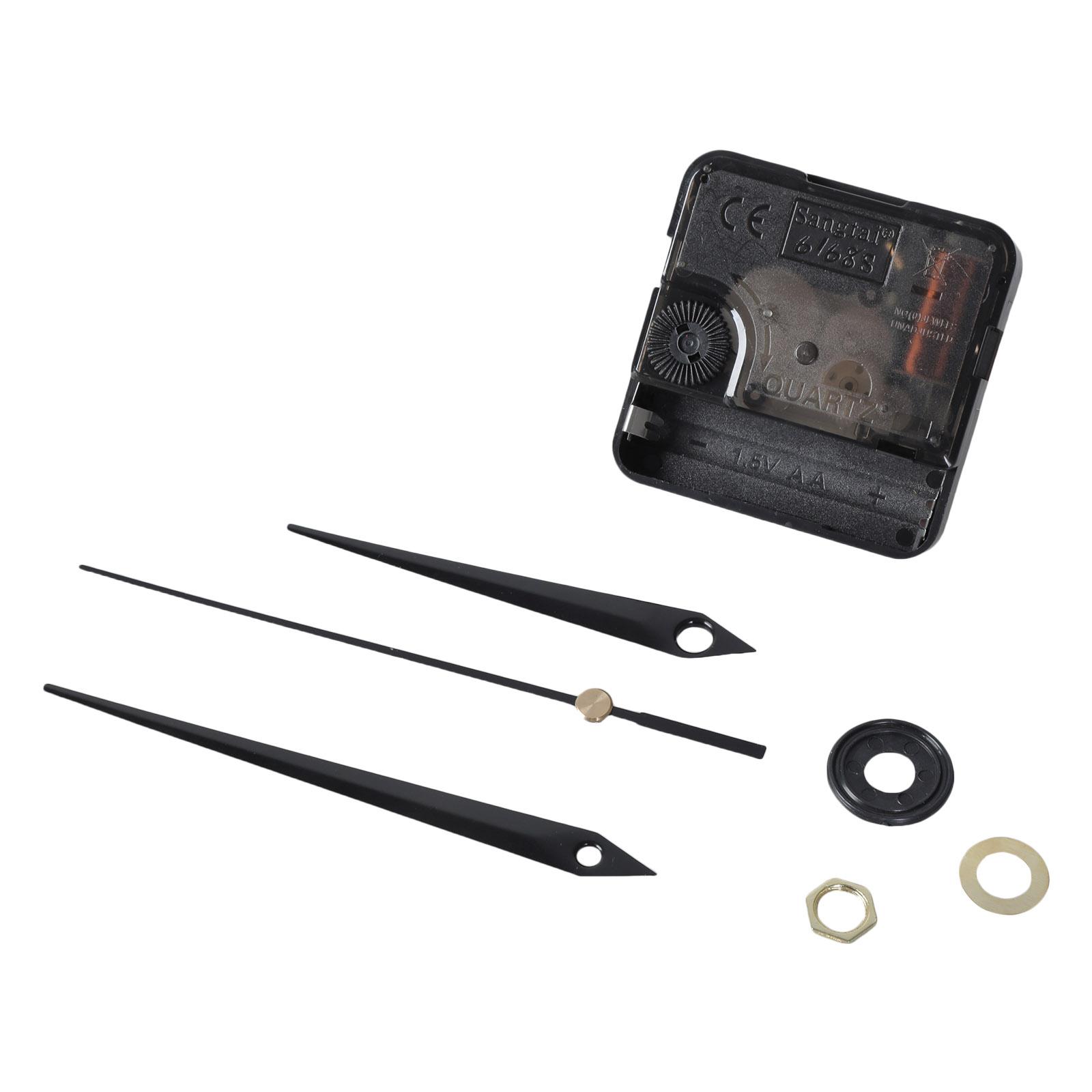 Бесшумный часовой механизм для настенных часов, наборы для ремонта, работающий от батарейки, кварцевый механизм DIY с набором стрелок для домашнего декора и рукоделия
Бесшумный часовой механизм для настенных часов, наборы для ремонта, работающий от батарейки, кварцевый механизм DIY с набором стрелок для домашнего декора и рукоделия