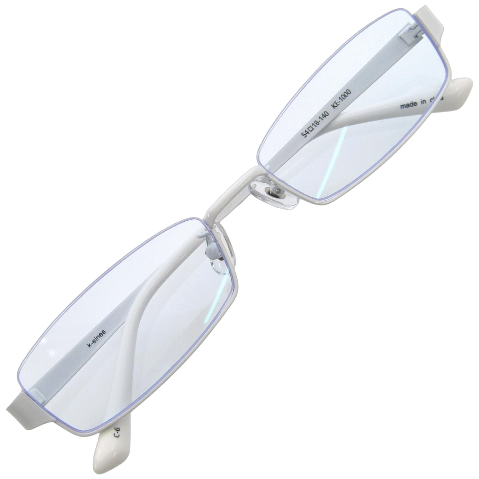 Fashion Glasses for Desk and Night HEV420 Yellow Light Metal k-eines Work, Driving, Driving, Bi-Contrast & Blocking, Under-Rim, Square, KE-1000 білий
Fashion Glasses for Desk and Night HEV420 Yellow Light Metal k-eines Work, Driving, Driving, Bi-Contrast & Blocking, Under-Rim, Square, KE-1000 білий