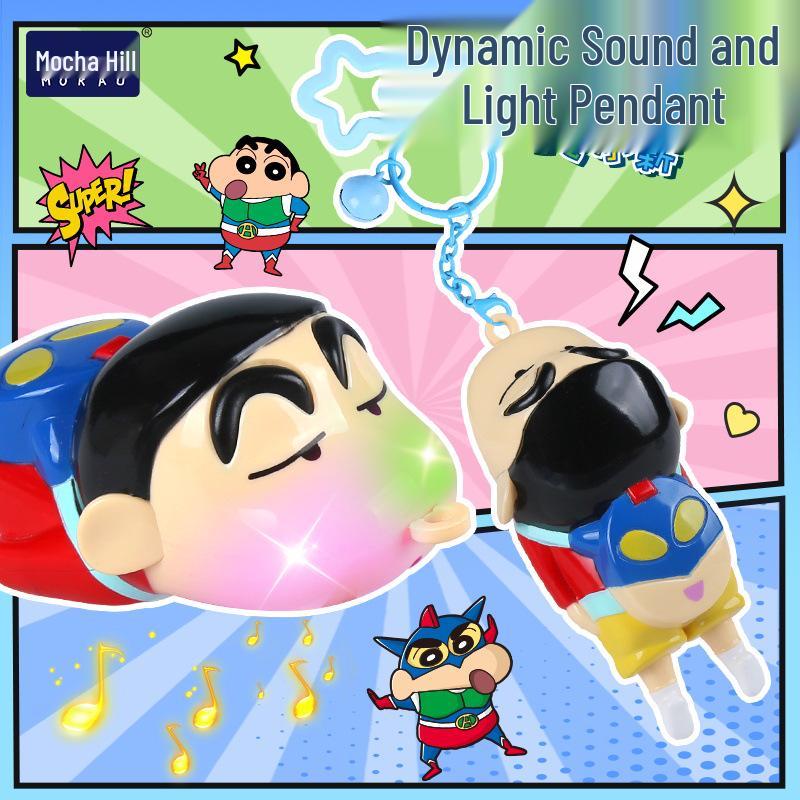 Лицензированный брелок-подвеска Crayon Shin-chan со звуком и светом, с мультяшными эффектами Crayon Shin-chan Sound and Light Pendant
Лицензированный брелок-подвеска Crayon Shin-chan со звуком и светом, с мультяшными эффектами Crayon Shin-chan Sound and Light Pendant