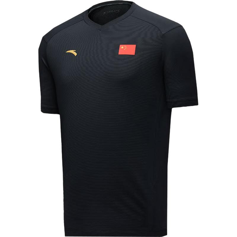 Anta Comfortable Versatile Simple V-Neck Breathable Fashion Short Sleeve T-Shirt Unisex Tops Basic-Black 452520102-2 M
Anta Comfortable Versatile Simple V-Neck Breathable Fashion Short Sleeve T-Shirt Unisex Tops Basic-Black 452520102-2 M