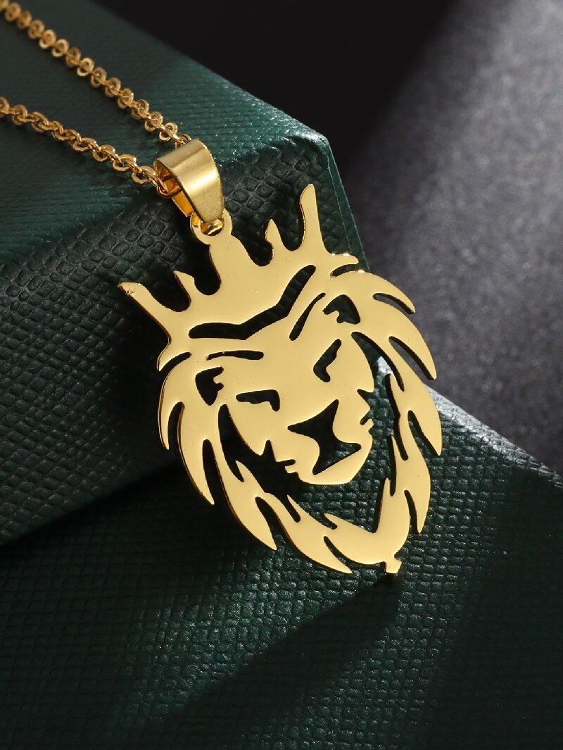 Ожерелье с подвеской в стиле ретро-панк, скандинавская голова быка для мужчин, классические ювелирные изделия с изображением животных AL18293-Gold
Ожерелье с подвеской в стиле ретро-панк, скандинавская голова быка для мужчин, классические ювелирные изделия с изображением животных AL18293-Gold