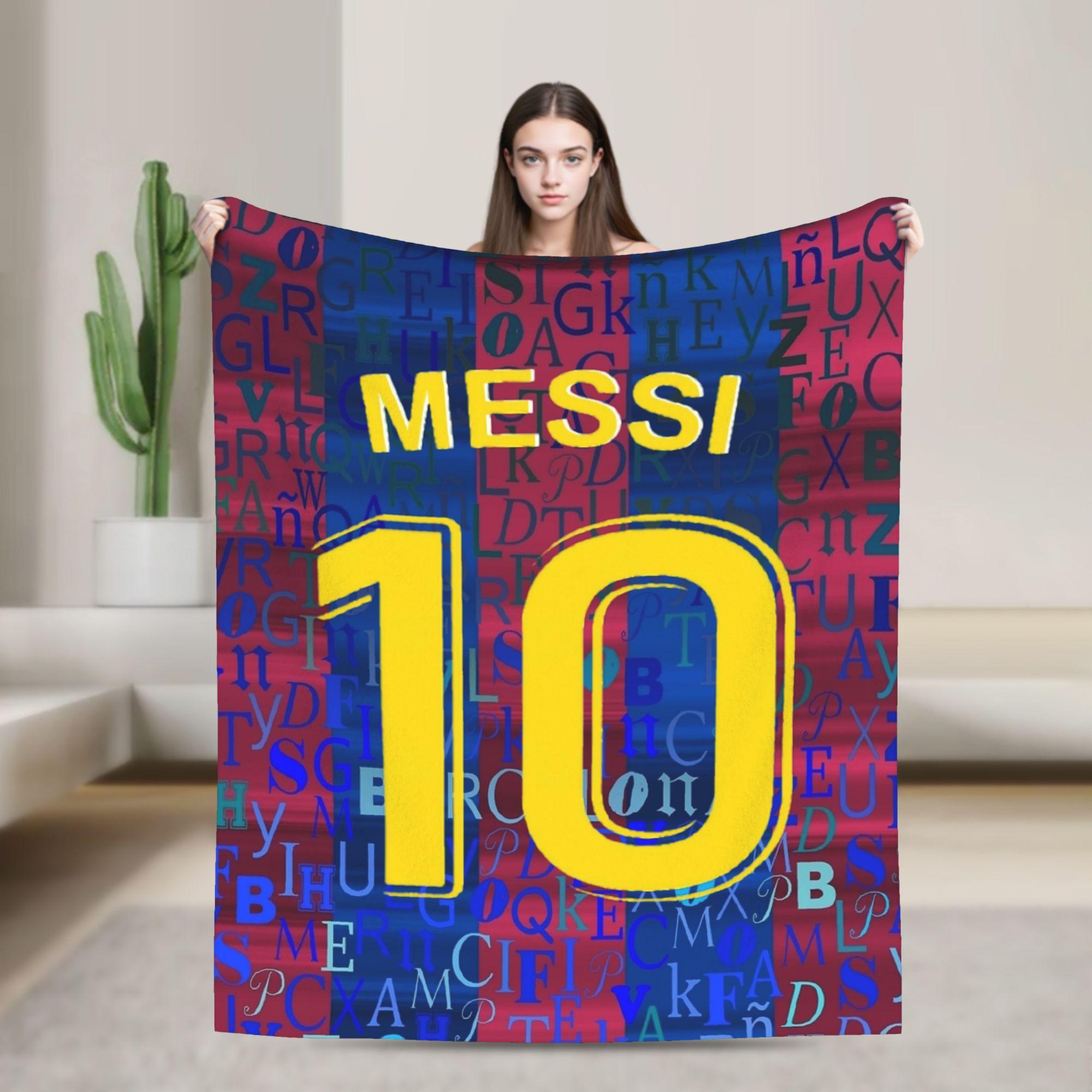 Argentina Number 10 Football Soccer Flannel Blanket Messied Awesome Throw Blanket for Home Hotel Sofa 150*125cm Bedspread 200x150cm 80x60in
Argentina Number 10 Football Soccer Flannel Blanket Messied Awesome Throw Blanket for Home Hotel Sofa 150*125cm Bedspread 200x150cm 80x60in