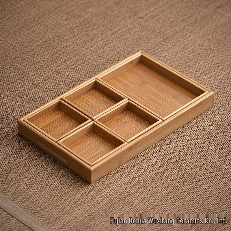 Бамбуковый ретро поднос для чая и закусок с разделенными секциями для фруктов и послеобеденного чая
Бамбуковый ретро поднос для чая и закусок с разделенными секциями для фруктов и послеобеденного чая