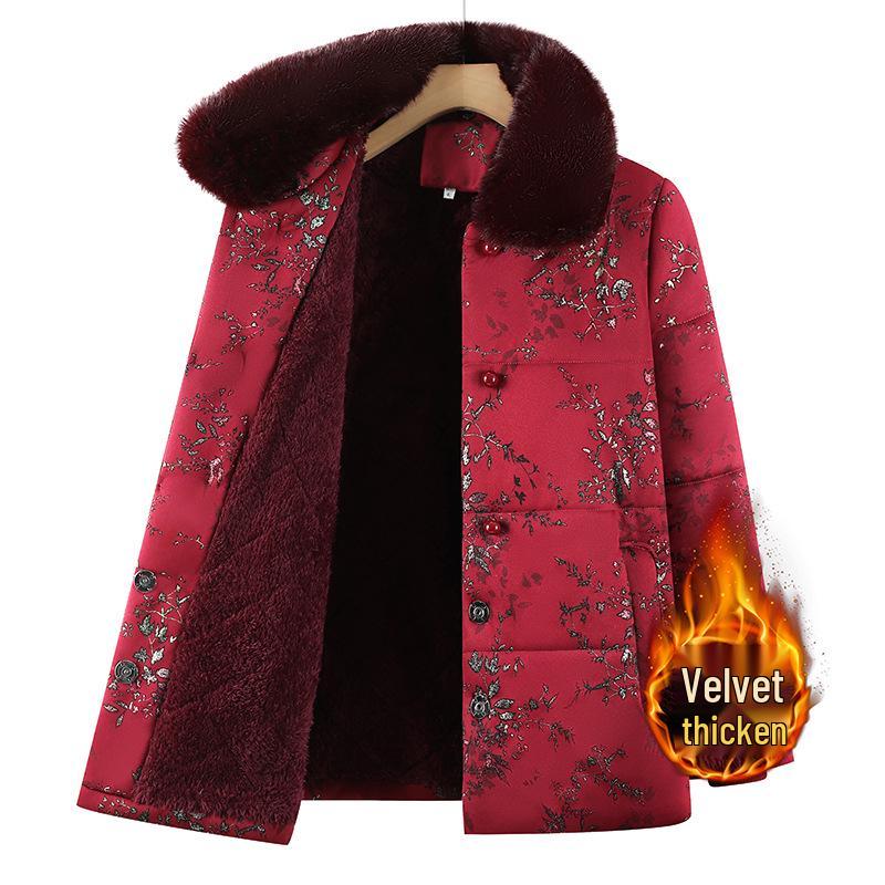 2025 New Style Women s Cotton Jacket - Warm, Thickened, Plus Velvet for Middle-Aged & Elderly, Cold-Resistant Padded Winter Coat XXL (105-120 kg) червоний
2025 New Style Women s Cotton Jacket - Warm, Thickened, Plus Velvet for Middle-Aged & Elderly, Cold-Resistant Padded Winter Coat XXL (105-120 kg) червоний