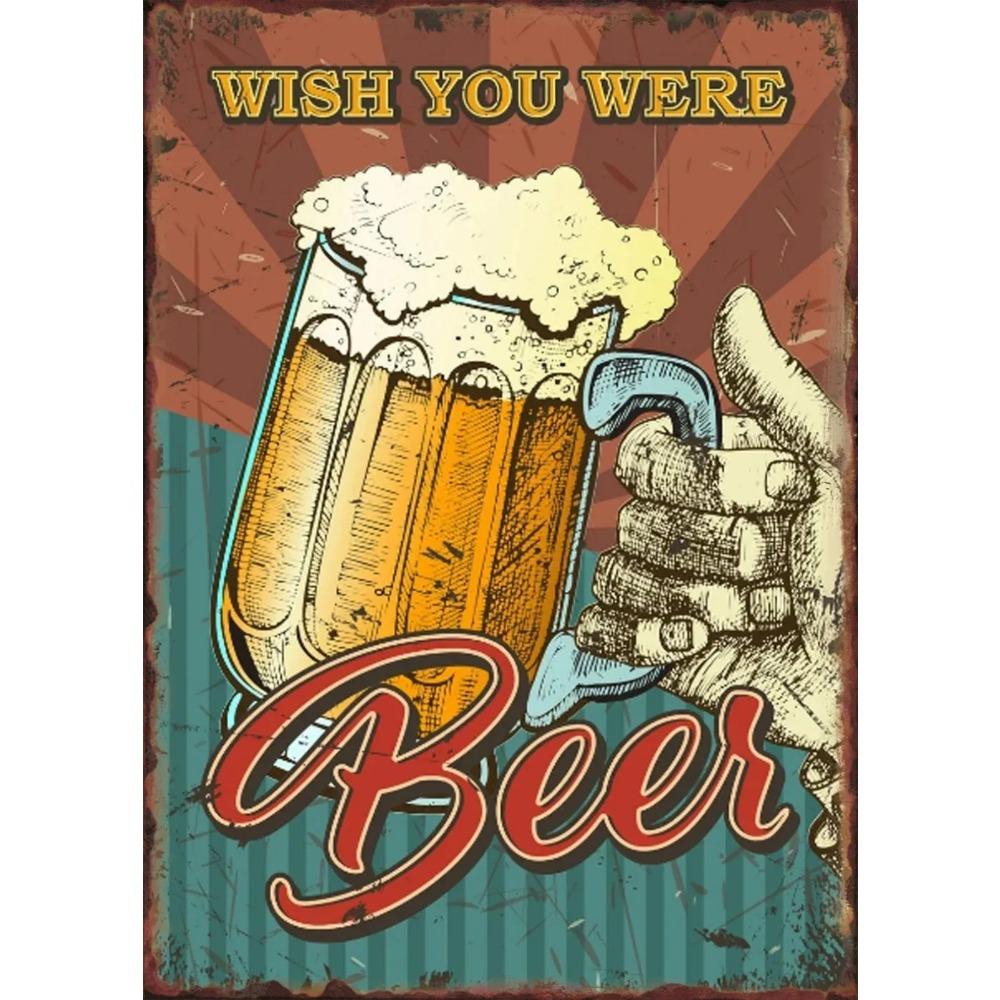 Retro Beer Metal SignBar Home Decor Vintage Tin PlaqueWall Decoration 20x30cm
Retro Beer Metal SignBar Home Decor Vintage Tin PlaqueWall Decoration 20x30cm