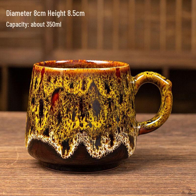 OLOEY Kiln-Glazed Ceramic Vintage Couple Coffee Cup
OLOEY Kiln-Glazed Ceramic Vintage Couple Coffee Cup