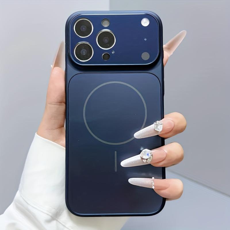 Fashion For Magsafe Nano Frosted Glass Phone Cases For iPhone 17 16 15 14 13 Pro Max 17Pro Case Magnetic Wireless Charging Cover iPhone17 синий
Fashion For Magsafe Nano Frosted Glass Phone Cases For iPhone 17 16 15 14 13 Pro Max 17Pro Case Magnetic Wireless Charging Cover iPhone17 синий
