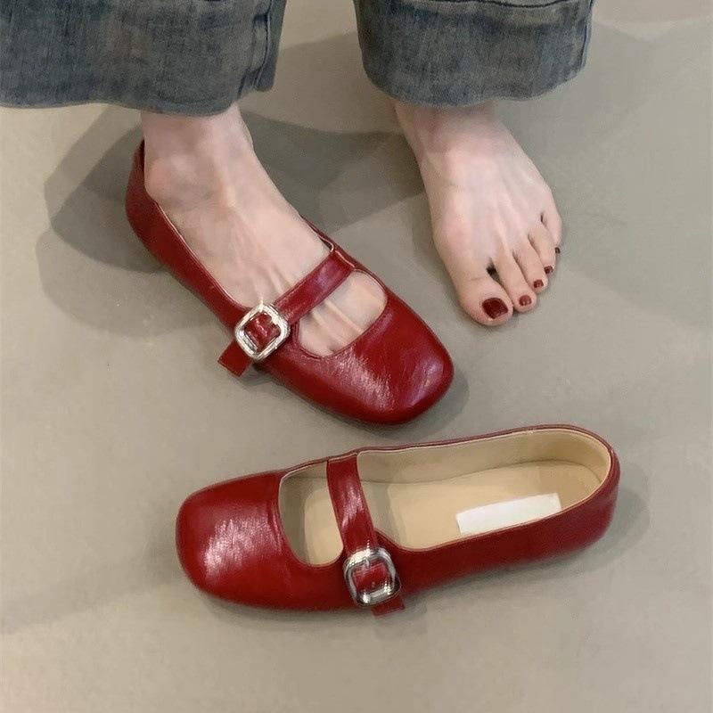 Gentle fairy ballet single shoes new sweet cream blue square head shallow mouth flat Mary Jane shoes 35
Gentle fairy ballet single shoes new sweet cream blue square head shallow mouth flat Mary Jane shoes 35
