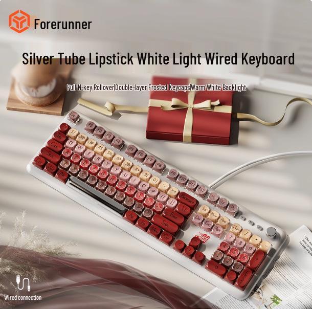 Qian Xing Zhe M104 Wireless Bluetooth Mechanical Keyboard for Girls: Three-Mode Design for Office and Gaming
Qian Xing Zhe M104 Wireless Bluetooth Mechanical Keyboard for Girls: Three-Mode Design for Office and Gaming