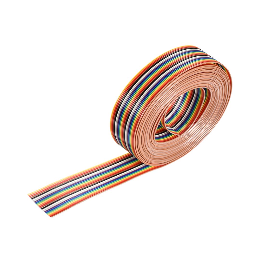 uxcell Flat Ribbon Cable Skew IDC Rainbow Wire Flat Ribbon Cable 24P 0.5 inch 24P, 16.4ft
uxcell Flat Ribbon Cable Skew IDC Rainbow Wire Flat Ribbon Cable 24P 0.5 inch 24P, 16.4ft