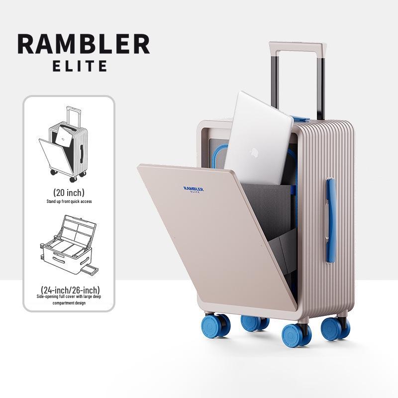 2026 Stylish Front-Opening 20 Carry-On Luggage: Durable PC Material, High-Style Pull Rod Case for Men and Women 20-inch
2026 Stylish Front-Opening 20 Carry-On Luggage: Durable PC Material, High-Style Pull Rod Case for Men and Women 20-inch