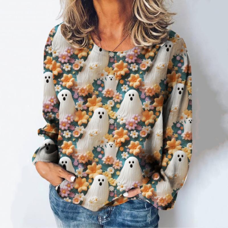 3D-печатная женская футболка с рисунком на Рождество и Хэллоуин, круглый вырез, длинные рукава, весна/осень, повседневный праздничный топ с милым мультяшным рисунком XL
3D-печатная женская футболка с рисунком на Рождество и Хэллоуин, круглый вырез, длинные рукава, весна/осень, повседневный праздничный топ с милым мультяшным рисунком XL