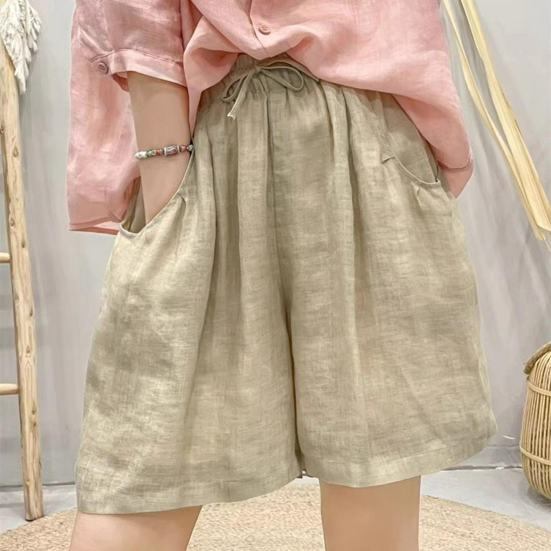 Summer Simple Solid Color Cotton and Linen Five-point Pants Loose and Versatile Thin Drawstring Waist Slimming Shorts Women 3XL хакі
Summer Simple Solid Color Cotton and Linen Five-point Pants Loose and Versatile Thin Drawstring Waist Slimming Shorts Women 3XL хакі