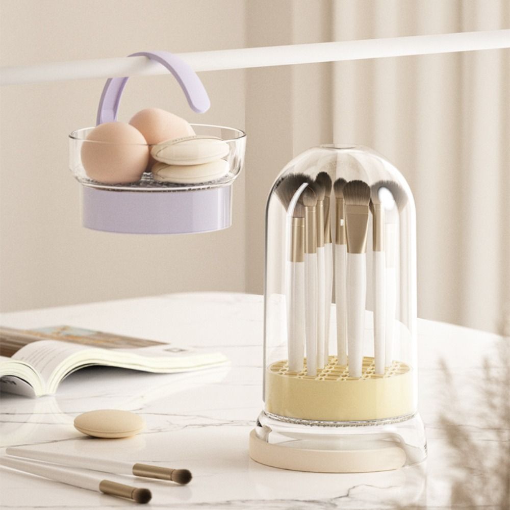ABS Drying Makeup Tools Rotating Storage Rack Portable Makeup Brushes Storage Box Makeup Brush бежевий
ABS Drying Makeup Tools Rotating Storage Rack Portable Makeup Brushes Storage Box Makeup Brush бежевий