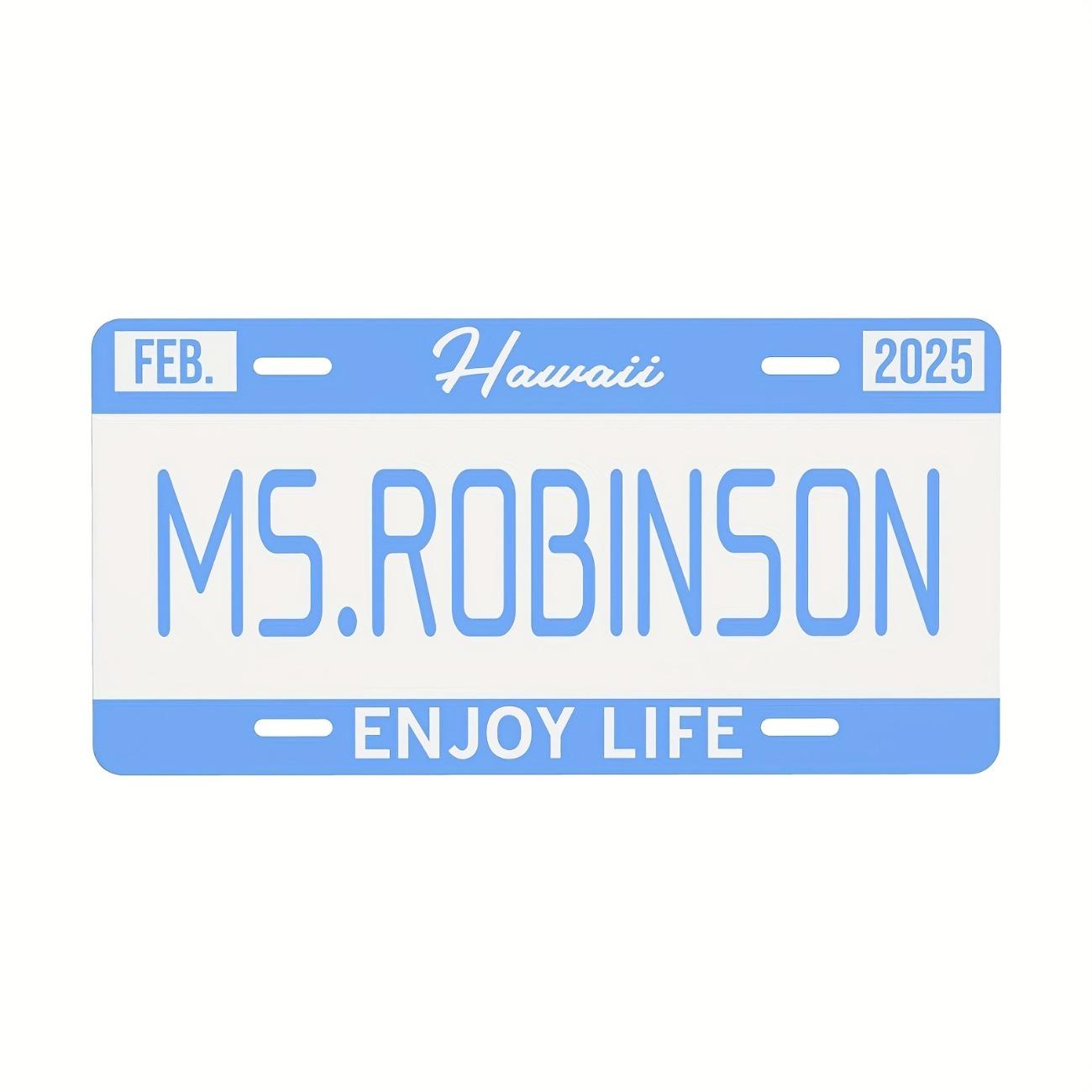 Personalized Custom Aluminum Tin Sign Wall Decor for Car Home Man Cave Garage 6x12 Inch синій
Personalized Custom Aluminum Tin Sign Wall Decor for Car Home Man Cave Garage 6x12 Inch синій