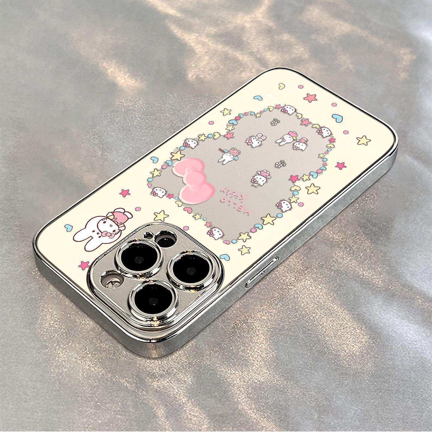 KT Cat Mirror Candy Artistic Phone Case for iPhone 16plus/17pro High-End iPhone 14 Pro Max
KT Cat Mirror Candy Artistic Phone Case for iPhone 16plus/17pro High-End iPhone 14 Pro Max