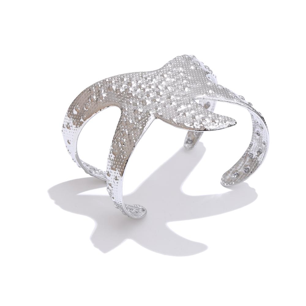 Yhpup 65mm Ocean Style Statement Starfish Cuff Wide Bracelet Bangle Metal Hammer Arrivals Stainless Steel Stylish Unique Jewelry
Yhpup 65mm Ocean Style Statement Starfish Cuff Wide Bracelet Bangle Metal Hammer Arrivals Stainless Steel Stylish Unique Jewelry