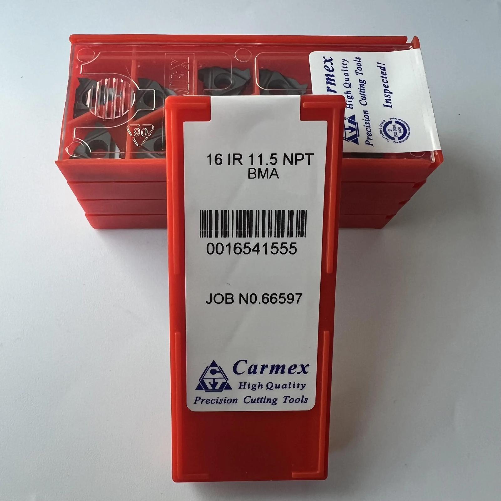 Оригінальні / 16IR11.5NPT BMA / Промислові змінні твердосплавні пластини 10 шт.
Оригінальні / 16IR11.5NPT BMA / Промислові змінні твердосплавні пластини 10 шт.