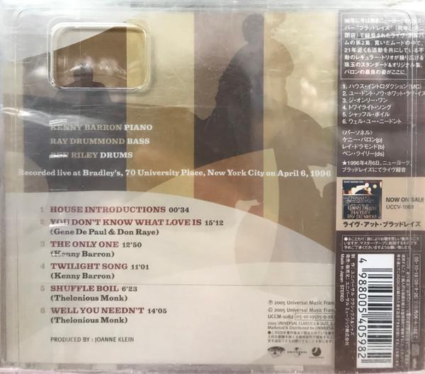 CD KENNY BARRON TRIO - Live at Bradley s II-The Perfect Se UCCM1082 EmArcy 2005 Japan ObiJazz Used
CD KENNY BARRON TRIO - Live at Bradley s II-The Perfect Se UCCM1082 EmArcy 2005 Japan ObiJazz Used
