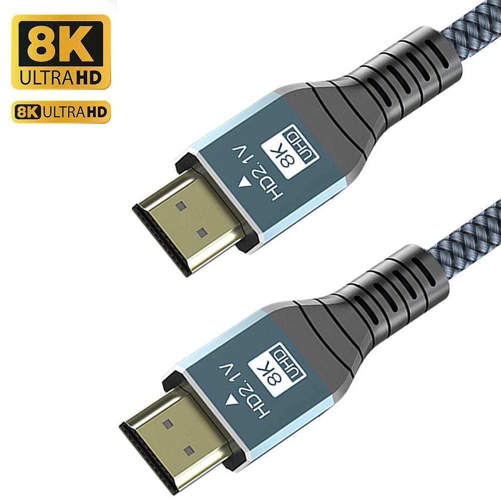 Высокоскоростной компьютер 48 Гбит/с, 4K, 8K, 60 Гц, HDMI-совместимый кабель 2.1, кабель HDR HD
Высокоскоростной компьютер 48 Гбит/с, 4K, 8K, 60 Гц, HDMI-совместимый кабель 2.1, кабель HDR HD