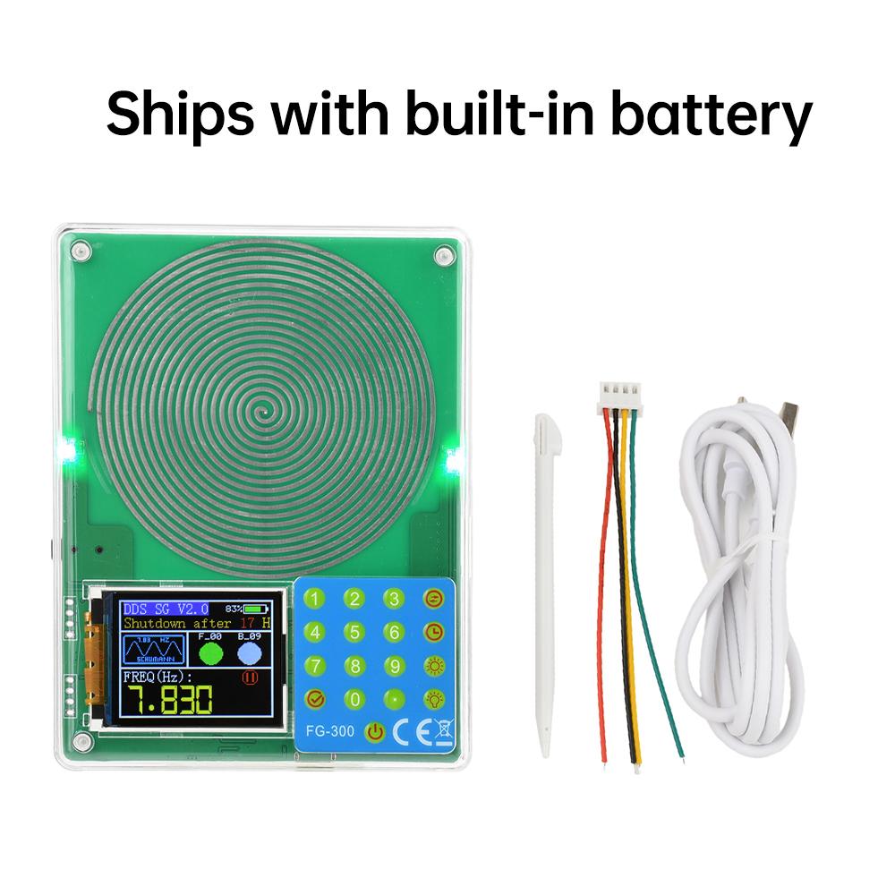 FG300 Schumann Wave Generator 0.001Hz-200KHz Adjustable Module Sine+Square+Triangle+Sawtooth USB Type C 5V
FG300 Schumann Wave Generator 0.001Hz-200KHz Adjustable Module Sine+Square+Triangle+Sawtooth USB Type C 5V