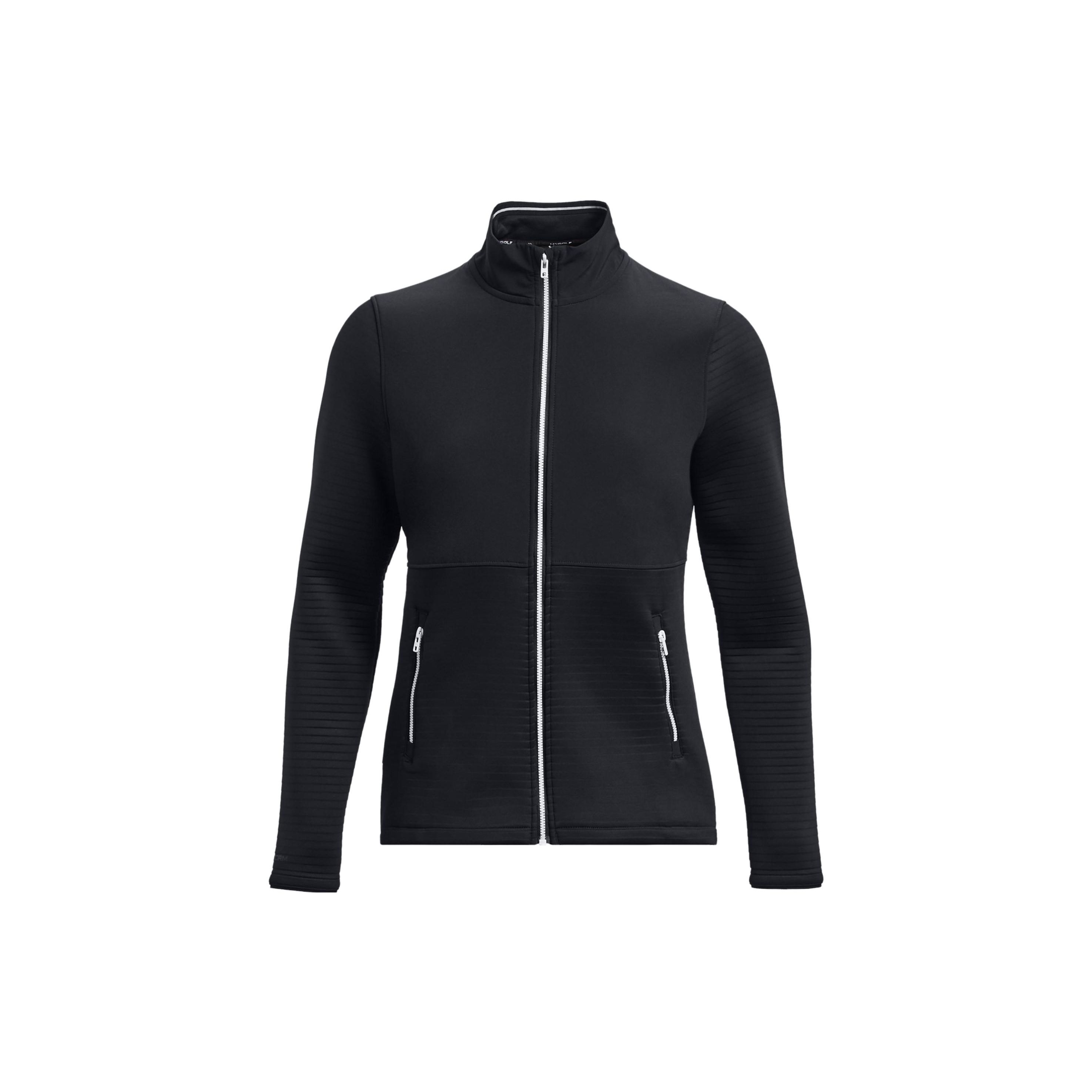 Under Armour Storm Daytona Solid Color Stand Collar Zip Jacket Women Jacket Black 1380130-001 XS
Under Armour Storm Daytona Solid Color Stand Collar Zip Jacket Women Jacket Black 1380130-001 XS