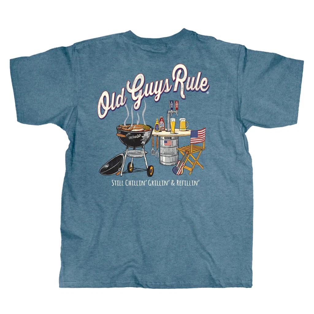 New OLD GUYS RULE T Shirt STILL CHILLIN, GRILLIN, AND REFILLIN 2XL
New OLD GUYS RULE T Shirt STILL CHILLIN, GRILLIN, AND REFILLIN 2XL
