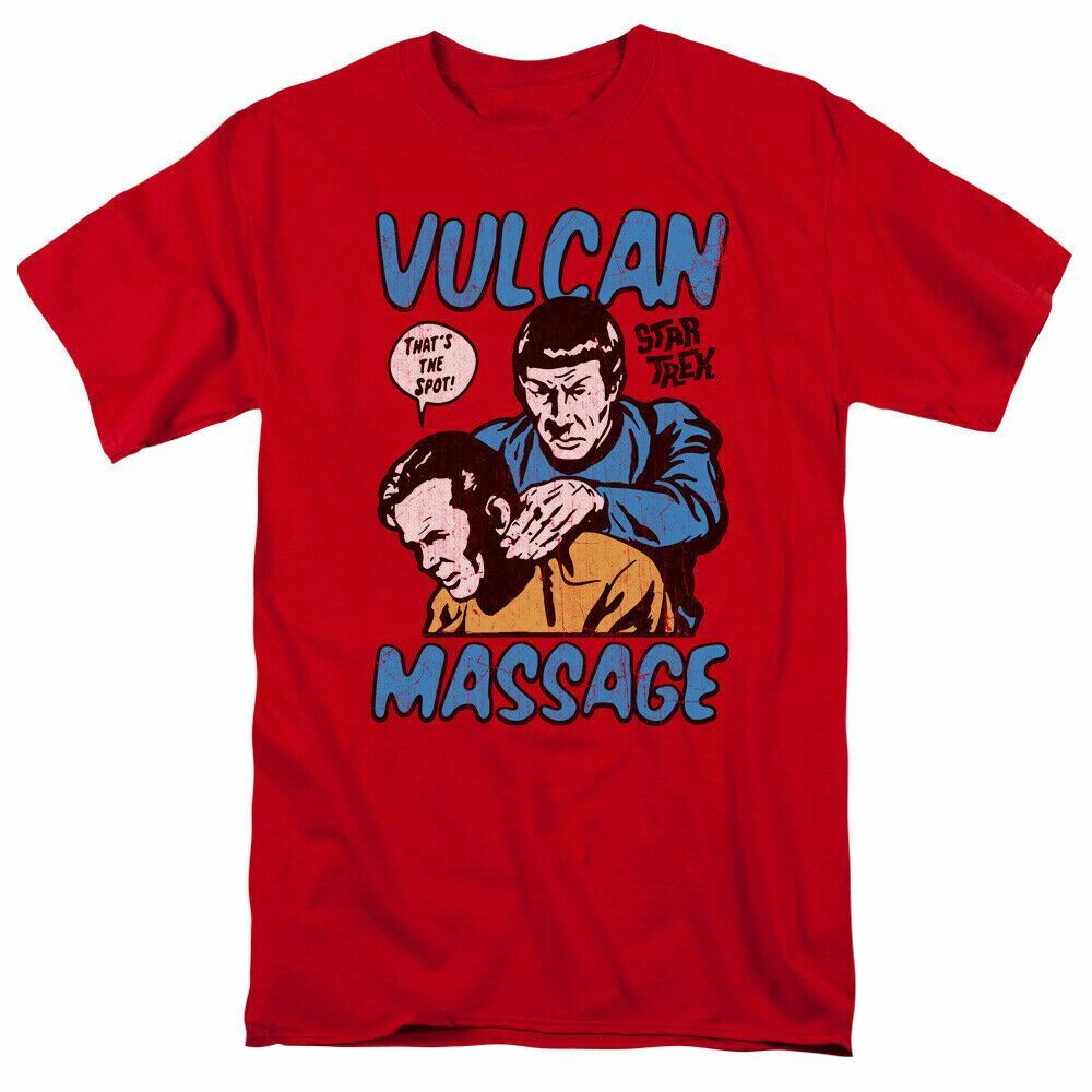 26 Star Trek Massage T Shirt Licensed Sci-Fi TV Show Classic Adult Tee New Red Unisex T-Shirt XXXXL
26 Star Trek Massage T Shirt Licensed Sci-Fi TV Show Classic Adult Tee New Red Unisex T-Shirt XXXXL