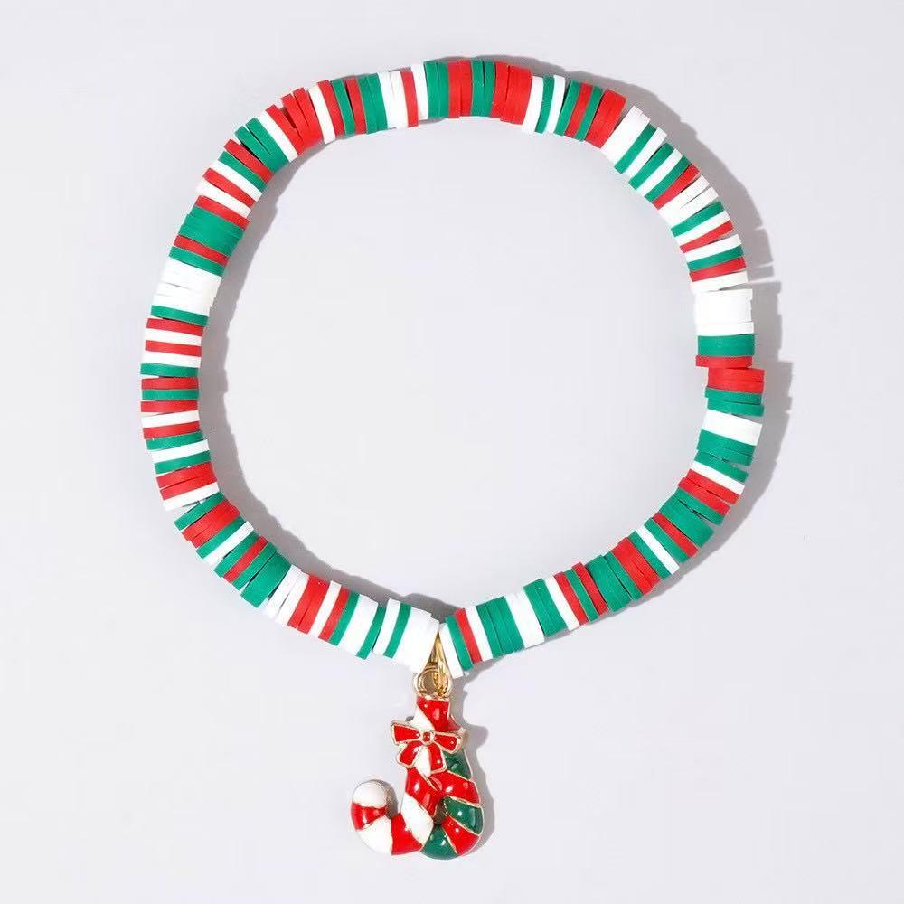 Популярні різдвяні прикраси з полімерної глини: Набір кулона Санта-Клауса та святкового браслета в червоному, зеленому та білому кольорах
Популярні різдвяні прикраси з полімерної глини: Набір кулона Санта-Клауса та святкового браслета в червоному, зеленому та білому кольорах