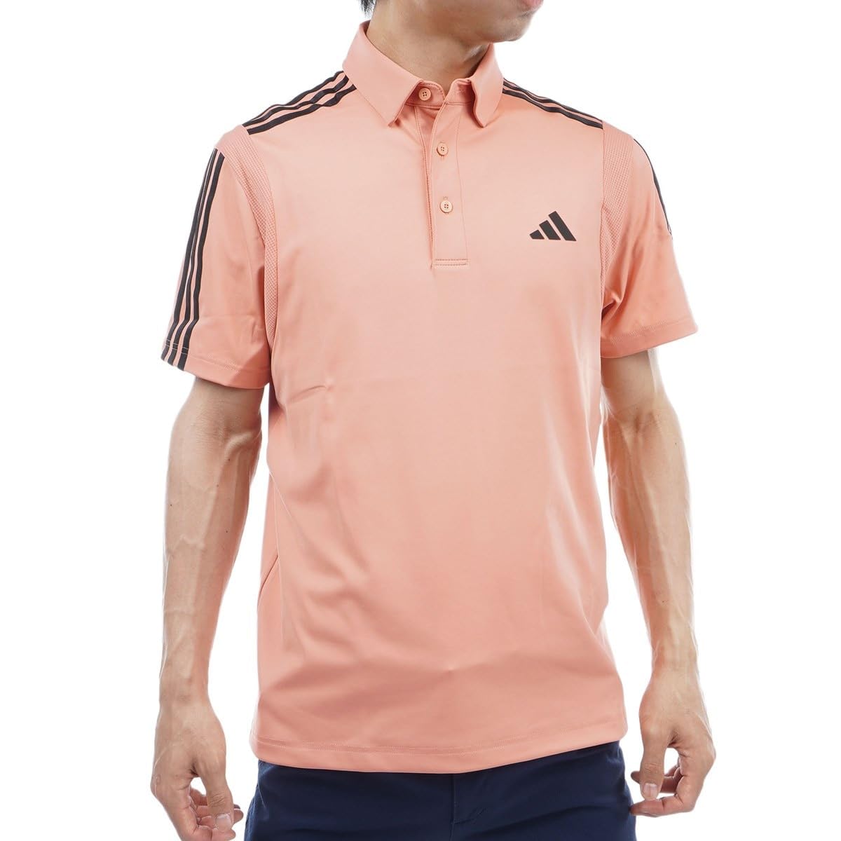 Мужская футболка поло для гольфа с коротким рукавом Adidas Golf Three Stripes, эластичная, цвет чудо-серый, технология HEAT.RDY
Мужская футболка поло для гольфа с коротким рукавом Adidas Golf Three Stripes, эластичная, цвет чудо-серый, технология HEAT.RDY