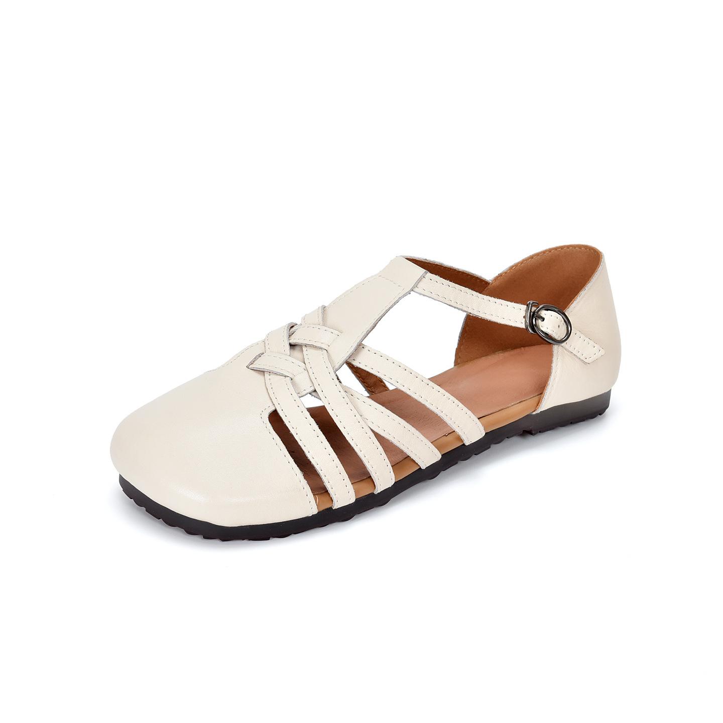 Johnature Genuine Leather Hollow-out Round Toe Flat Sandals Breathable Soft Soled Versatile Women s Shoes 40 бежевий
Johnature Genuine Leather Hollow-out Round Toe Flat Sandals Breathable Soft Soled Versatile Women s Shoes 40 бежевий