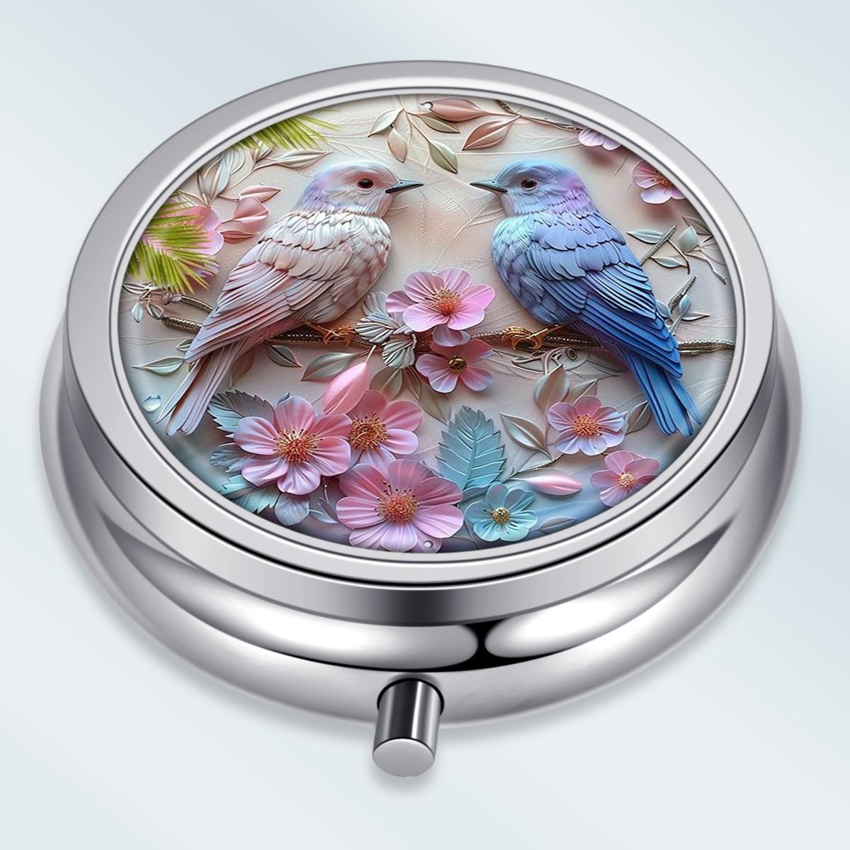 Portable Pill Box with 3 Compartments, Mini Metal Medicine Organizer Case, Cute Printed Pill Container for Vitamins, Pills, Jewelry, Travel, Daily Use разноцветный
Portable Pill Box with 3 Compartments, Mini Metal Medicine Organizer Case, Cute Printed Pill Container for Vitamins, Pills, Jewelry, Travel, Daily Use разноцветный