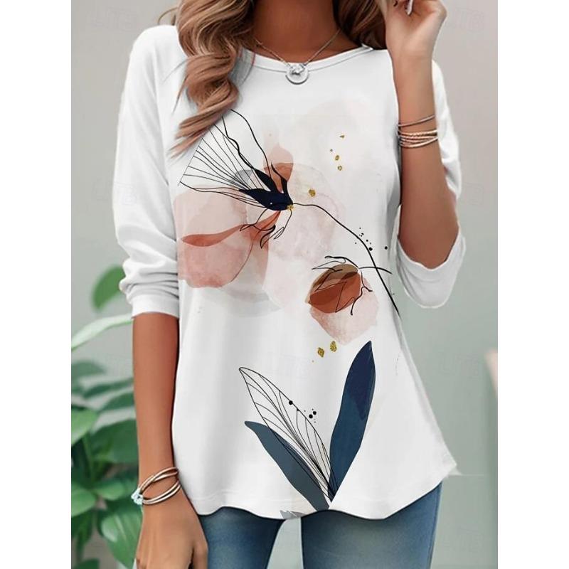 Women s Casual T-shirt 3D Printed Striped Round Neck Retro Elegant Long Sleeves Women s Fashion Pullover Long Sleeve Tops 5XL
Women s Casual T-shirt 3D Printed Striped Round Neck Retro Elegant Long Sleeves Women s Fashion Pullover Long Sleeve Tops 5XL